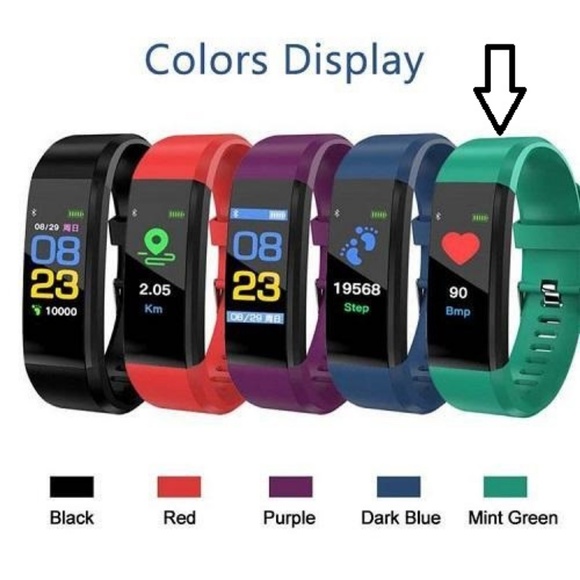 Smart Bracelet,Waterproof Fitness Tracker Heart - Picture 1 of 8